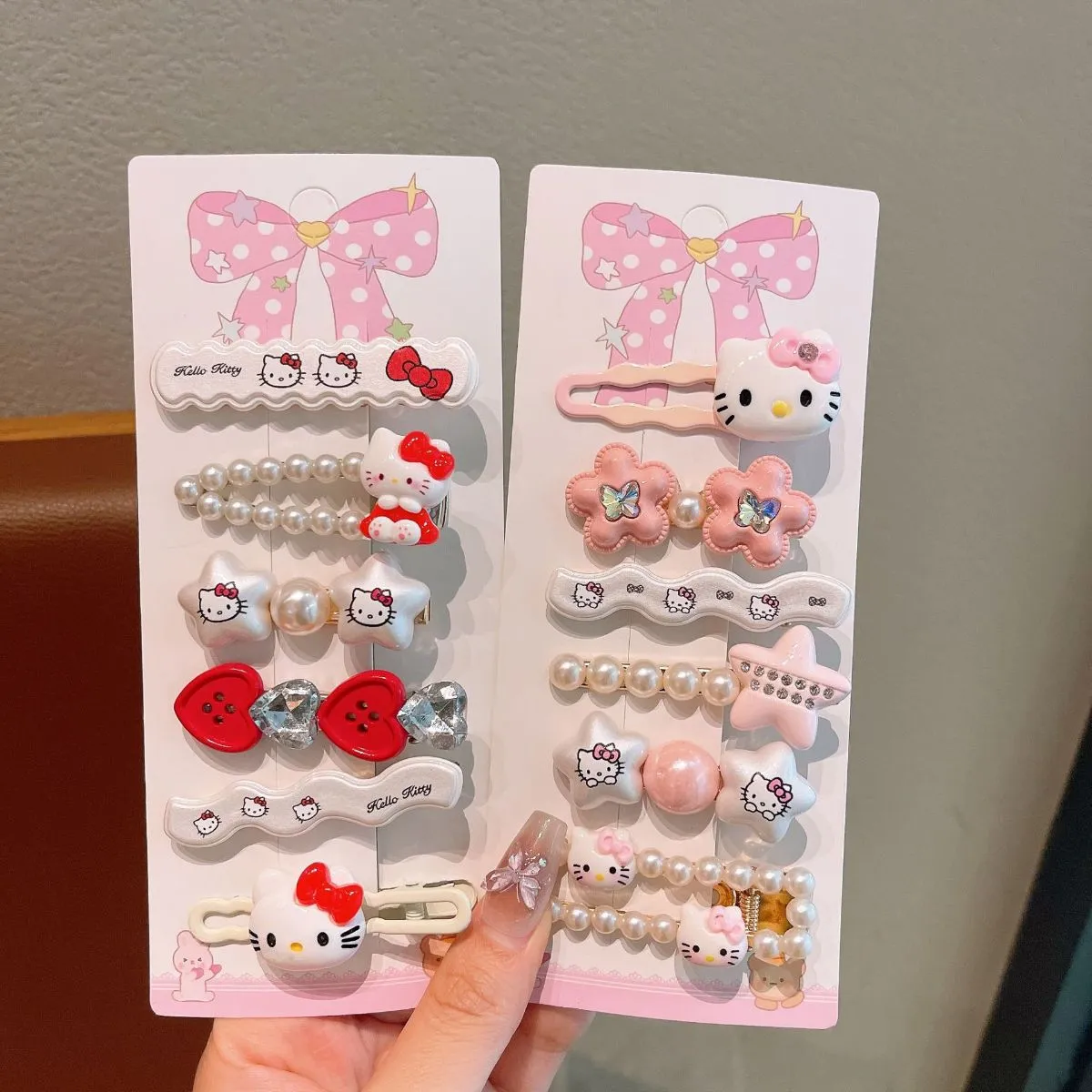 Summer Cute Creamy Dopamine Kids Hair Clips – Colorful Polka Dot Cloud-Shaped Side Bangs Clips, Sweet Hollow-Out Hair Accessories for Toddler Girls, Non-Slip Flyaway Tamer for Daily Wear